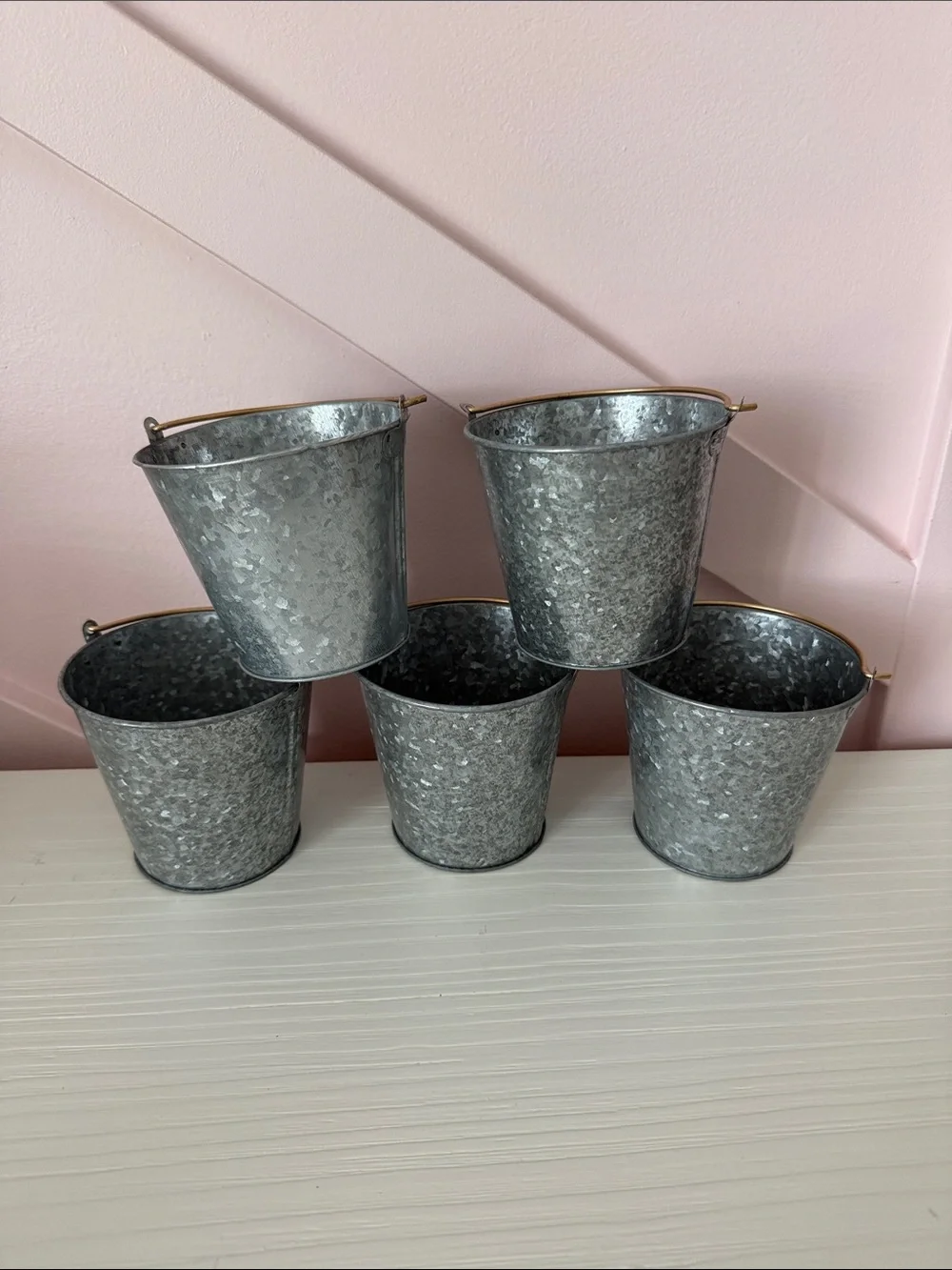 Center Piece Decor Buckets NWT